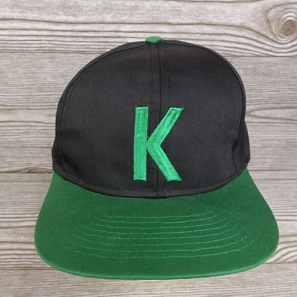 VINTAGE KOOL CIGARETTES PROMO BLACK GREEN SNAPBACK BASEBALL HAT CAP - Picture 1 of 8